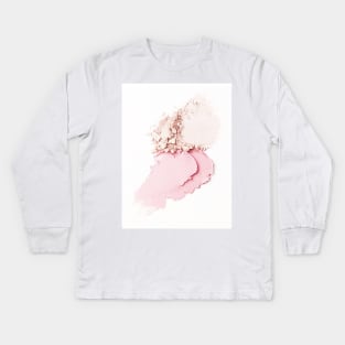 Blush powder Kids Long Sleeve T-Shirt